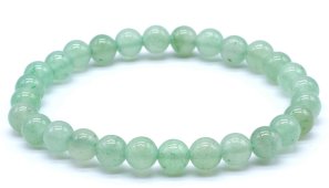 Bracelet Aventurine Verte perles 6mm