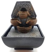 Fontaine d'Intérieur Petite Cascade Pots en Résine – 14 cm