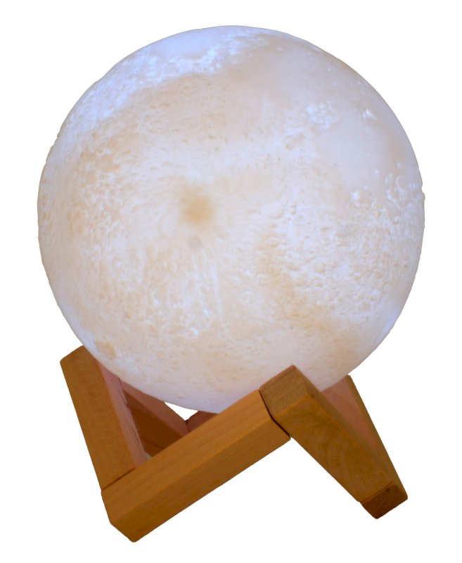 Humidificateur d'Air Lune sur Socle – 16 cm
