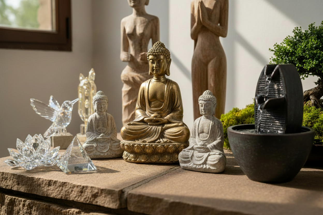 Statuettes et Fontaines