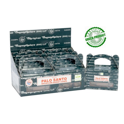 Cônes d’encens backflow Satya Palo Santo 24 cônes