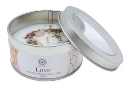 Bougie Green Tree 'Amour' Quartz Rose & Rose 70g
