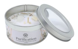 Bougie Green Tree 'Purification' Sélénite & Sauge Blanche 70g