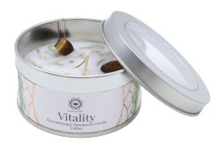 Bougie Green Tree 'Vitalité' Œil de Tigre & Gingembre Doux 70g