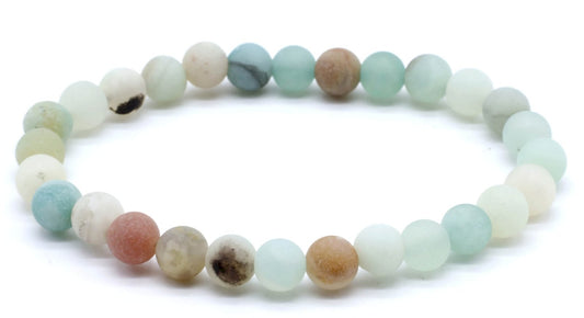 Bracelet Amazonite 'Multi' • Perles 6mm
