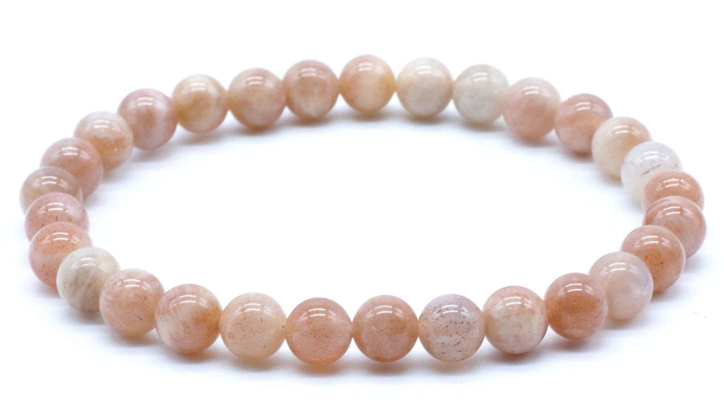 Bracelet Pierre de Soleil 'AA' • Perles 6mm
