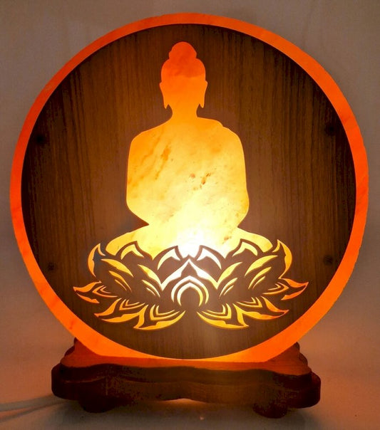 Lampe de Sel Bouddha Lotus 5kg