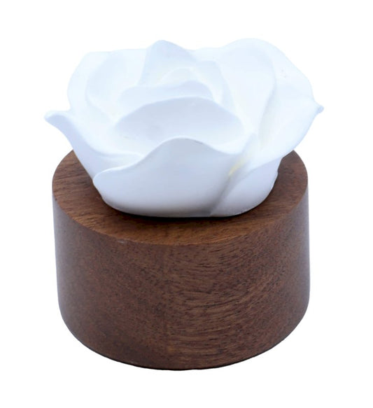 Diffuseur d'huiles essentielles Rose Blanche