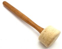 Gong Tibétain en Bois avec Feutrine 24cm