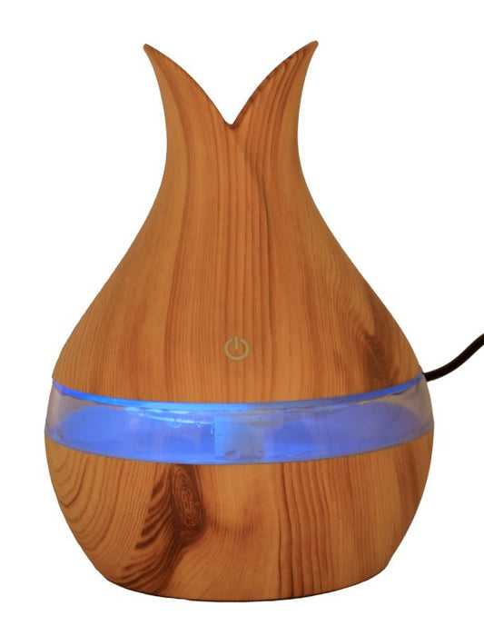 Humidificateur d'Air Vase Bois Anti-Gravité – 15 cm