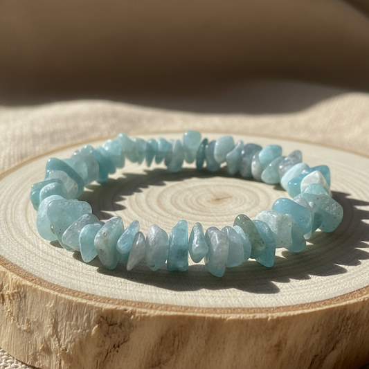 Bracelet Baroque Aigue Marine