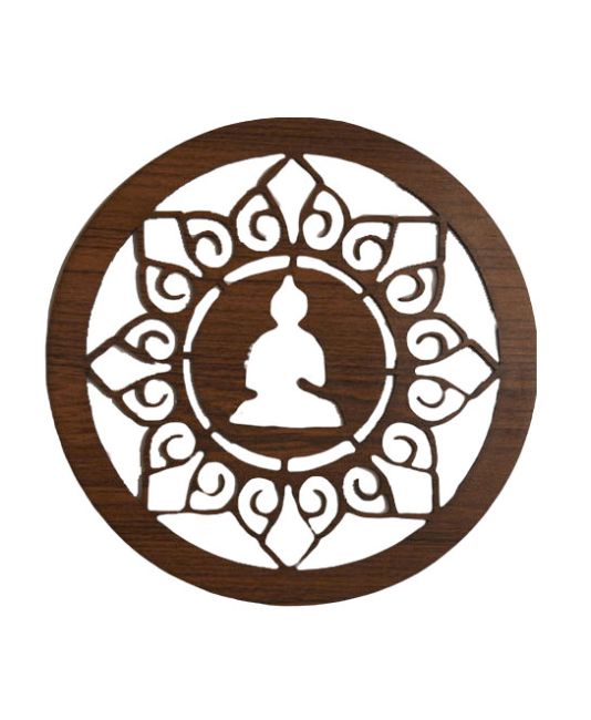 Panneau Bouddha Soleil 9cm – Accessoire pour Lampe de Sel USB